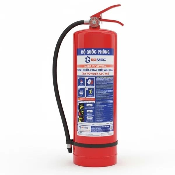Bình chữa cháy bột ABC 8kg BQP 83MEC BQP