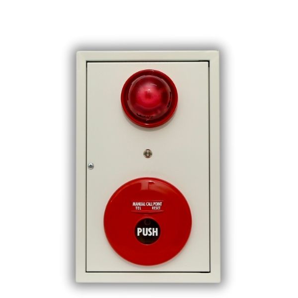 Hộp tổ hợp chuông còi – đèn báo cháy – nút nhấn FSMBL-001